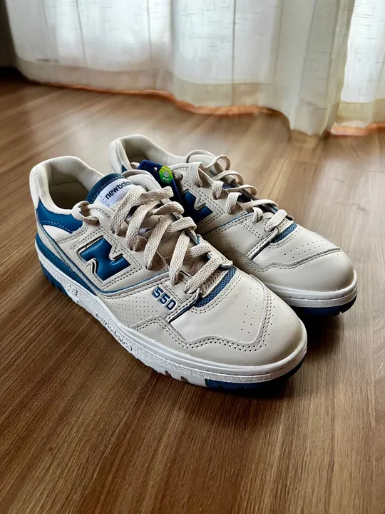 Tênis New Balance 550 - Branco e Azul