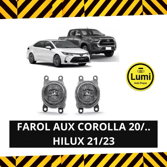 Farol Milha Corolla 20/.. - Hilux 21/23 - NOVO!!