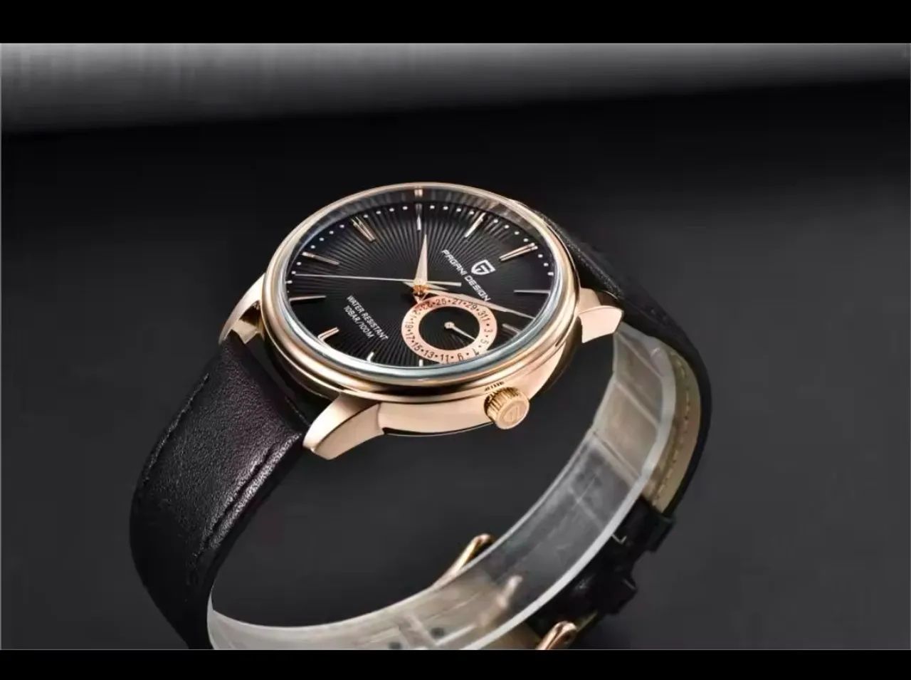 Relógio Pagani design PD 1654 Gold Black - Foto 3