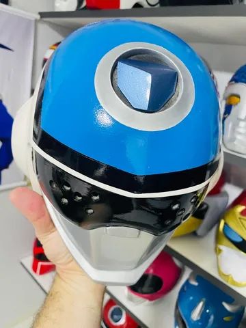 Capacete flashman blue flash helmet cosplay - Artigos infantis ...