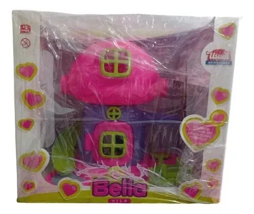 Casa De Boneca Bella Com Acessórios - Usual Brinquedos - Foto 2