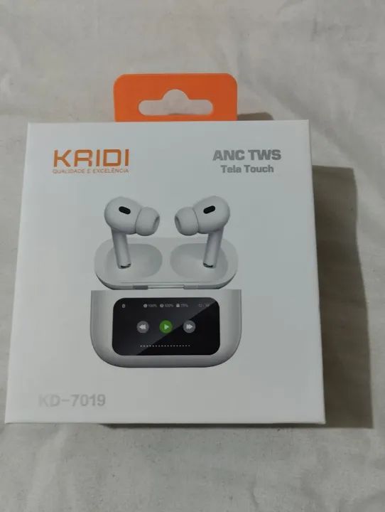 Fone de Ouvido KAIDI BRANCO 