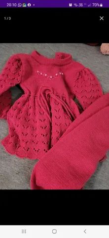 Conjunto de linha rosa P.