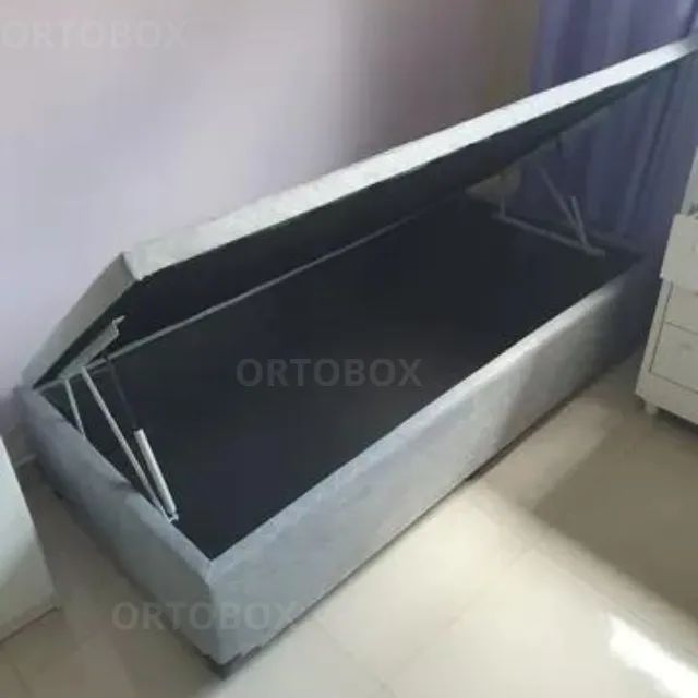 Cama Box Baú solteiro com preço de fabrica - Foto 2