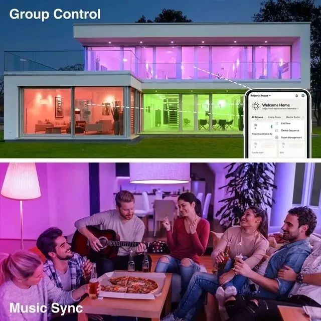 Lâmpada Inteligente Tuya RGB 15W Compatível com ALEXA Envio imediato!! - Foto 3