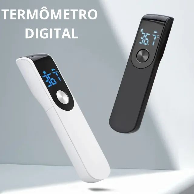Termômetro digital infravermelho sem contato, medidor de temperatura para bebês e adultos