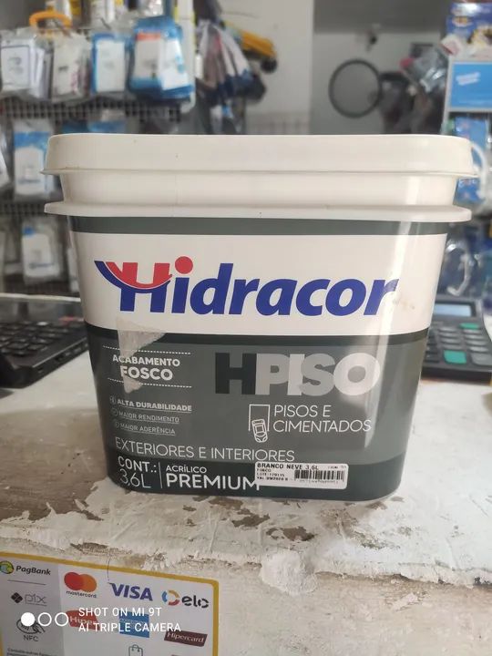 Tinta piso galão HIDRACOR 59,90