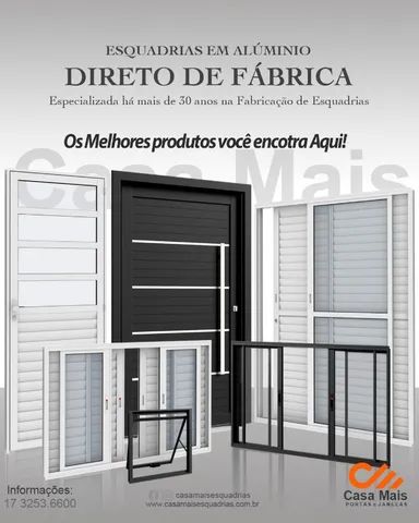 Janela Veneziana 150x100x12 Quadriculada Branca ou Preta Direto da Fabrica - Foto 2