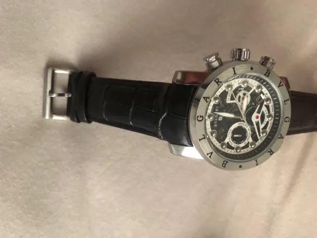 Relógio Bulgari skeleton cronograph, novo, sem uso - Foto 4
