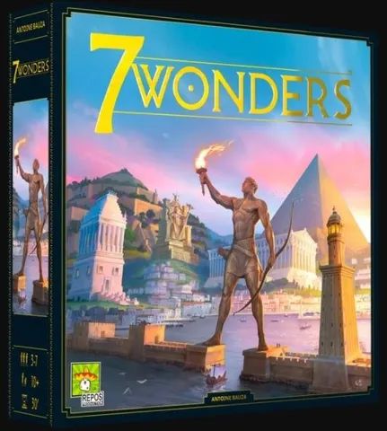 7 Wonders: Segunda Edição  - Jogo de Tabuleiro - Board Game