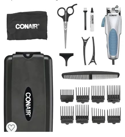 Kit de corte de cabelo masculino com 18 peças - na caixa - Foto 2