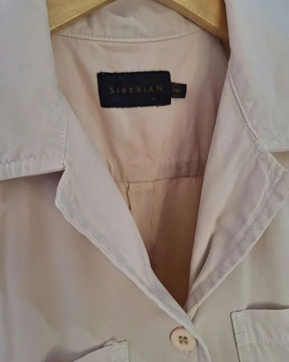 Camiseta Alongada Feminina Jeans Creme Siberian - Foto 2