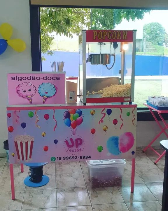 Pipoca e algodão-doce  - Foto 3