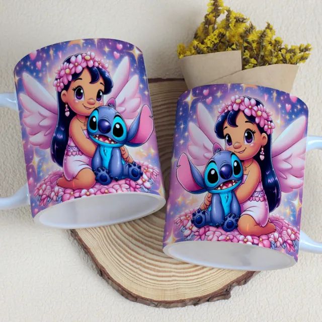 Caneca Lilo e Stitch Personalizada - Foto 5