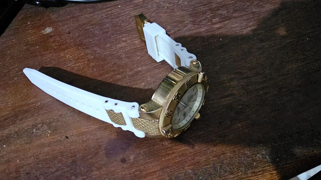 Relógio Invicta Subacqua 0738 Original, com pulseira branca - Foto 4