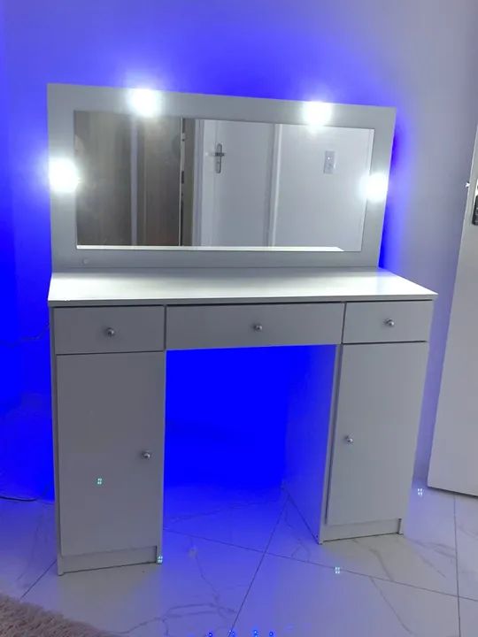 Penteadeira Branca com Leds  - Foto 2