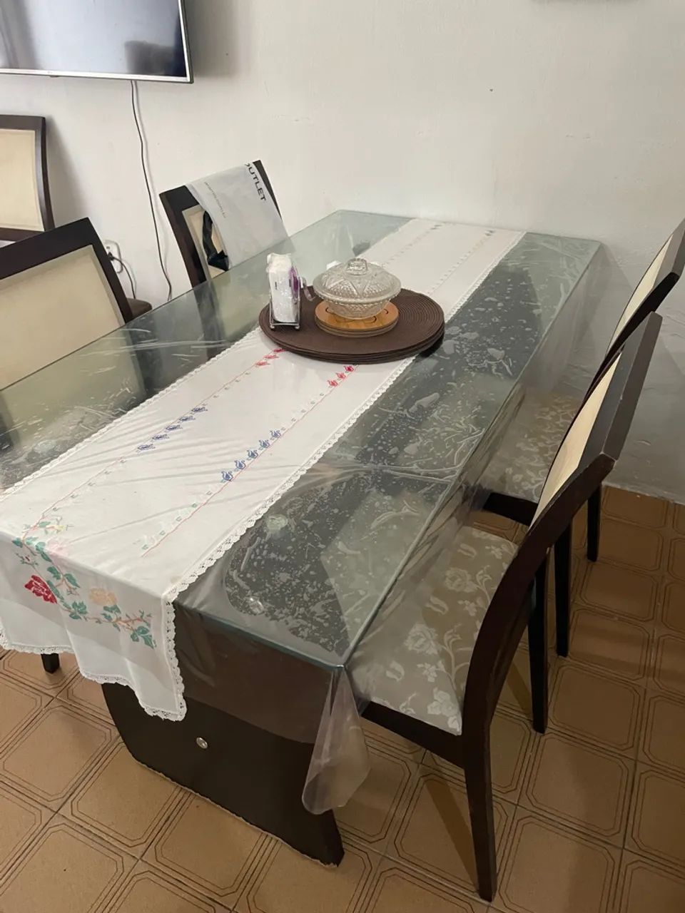 Mesa de Jantar de Vidro - Foto 2