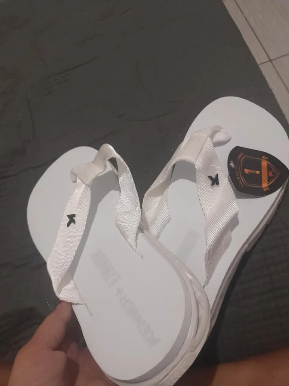 Chinelo Kenner branco original