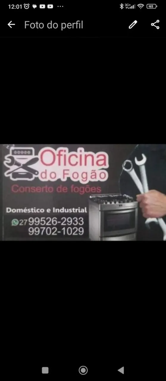 Conserto de fogão e forno a domicílio