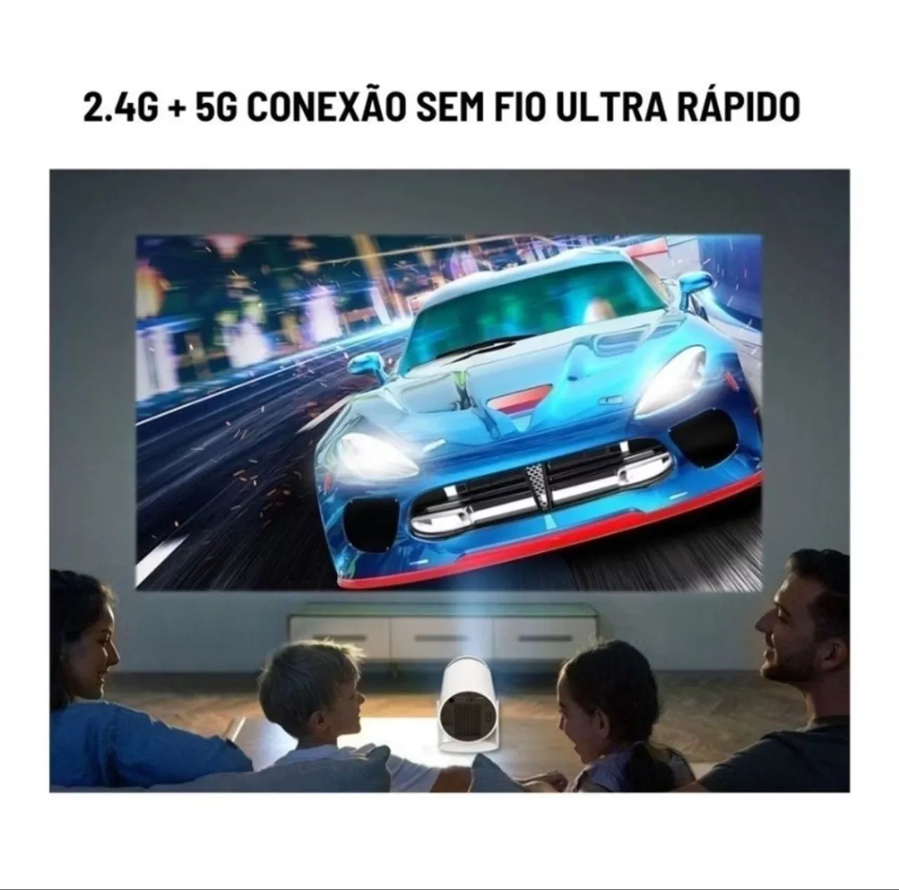 Projetor 4K para Celular HY300 - Tela Grande, Auto Foco - Foto 3
