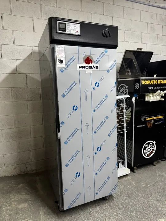 Camara para crescimento de pães padeiro noturno progás