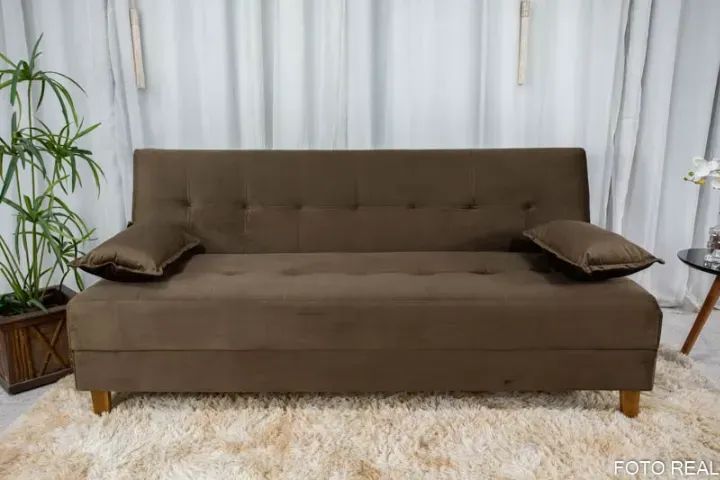 Sofá Cama Arpoador 1,85m  Veludo - Foto 4