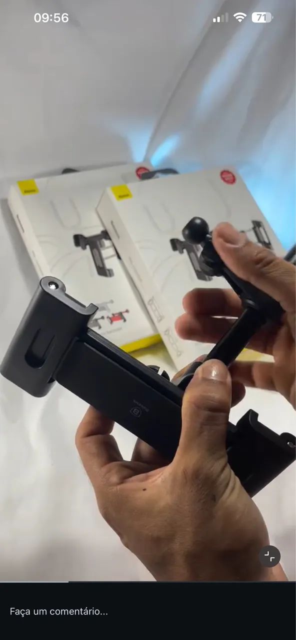 Suporte veicular tablet/celular baseus - Foto 3