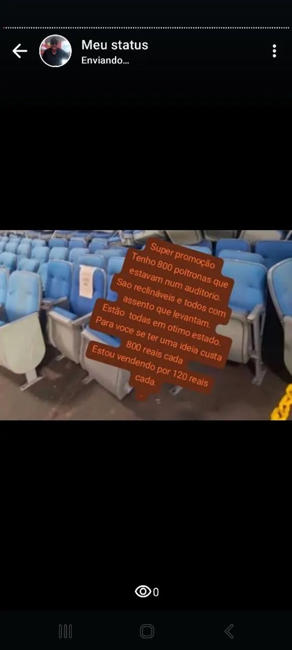 Poltronas de auditório e igreja  - Foto 2