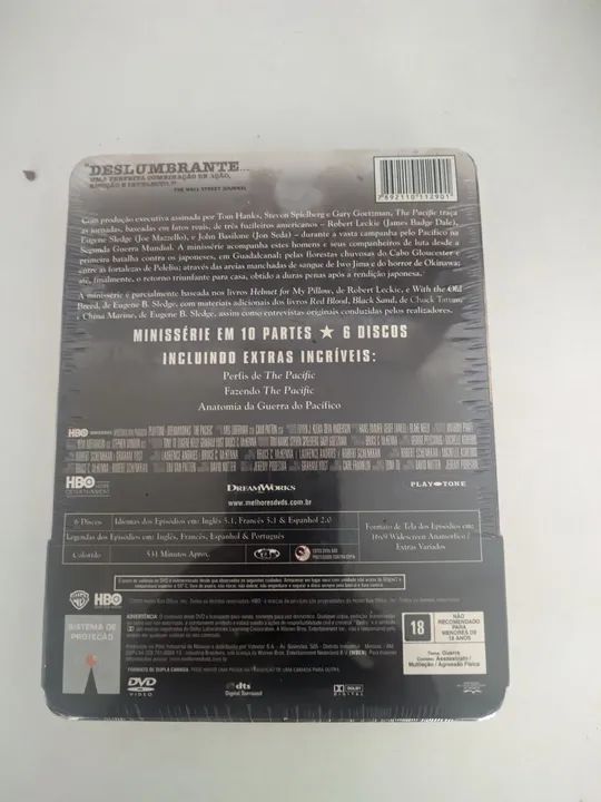 Box em metal The Pacific - Minissérie Completa - 10 Partes, 6 Discos - Foto 2
