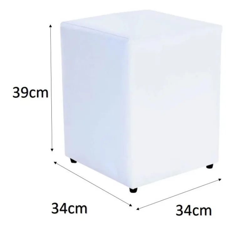 Puff de corino branco 65576096136834121