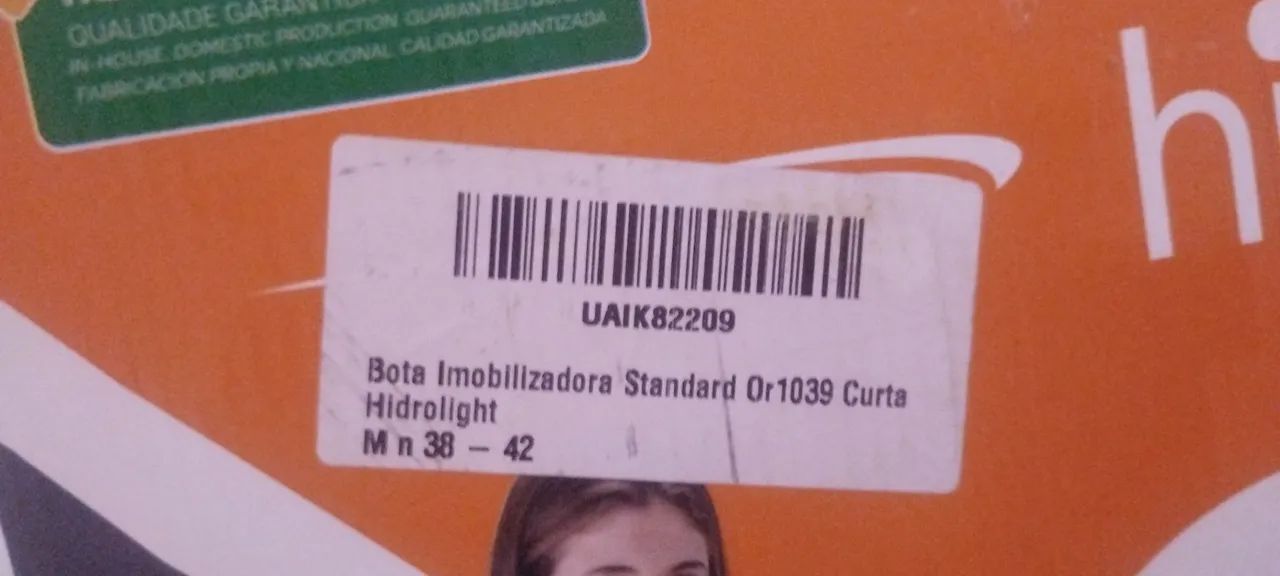 Bota ortopédica para recuperação de lesões - Foto 2