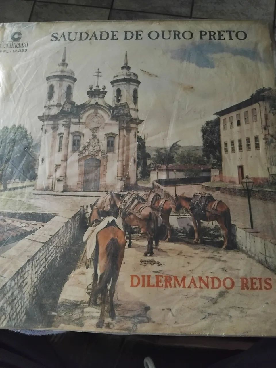 Disco de Vinil - Saudade de Ouro Preto - Dilermando Reis