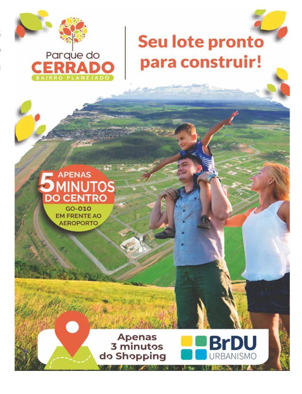 Vendo Lote plano no Bairro Planejado Parque do Cerrado. Luziânia/GO COD.530 - Foto 5