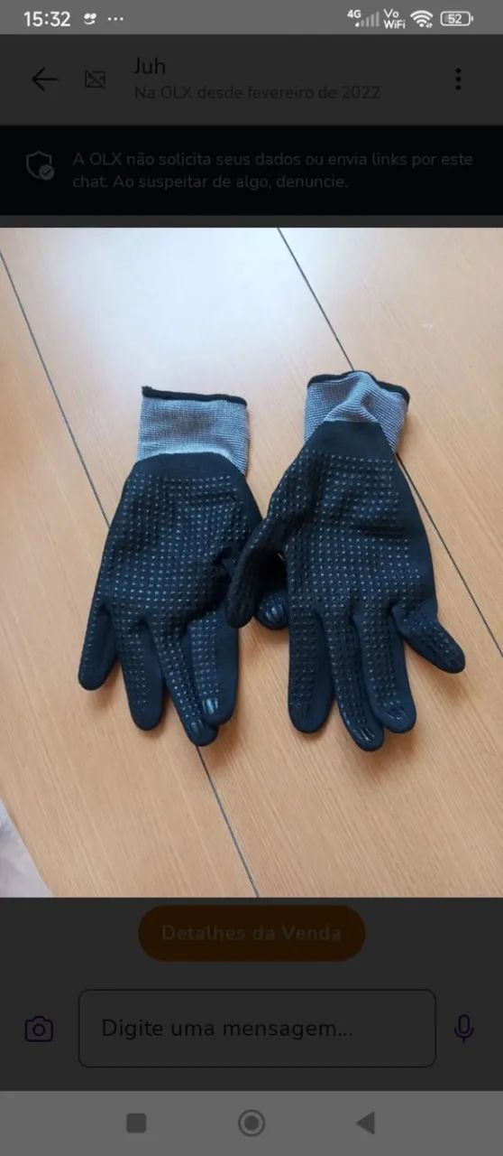 Luvas de segurança novas,  marca DeltaPlus/Wenaas - Foto 4