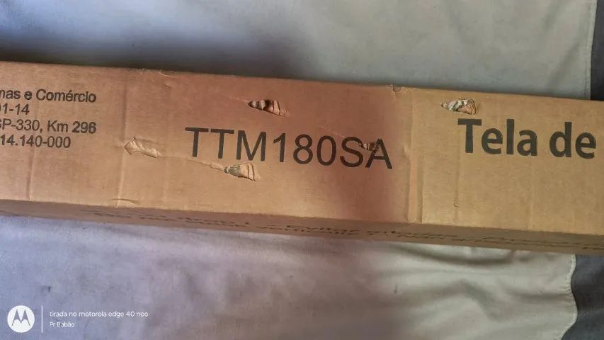 Tela de projeção 1,80x1,80 c/tripé TTM180SA TT160 Tes - Foto 4