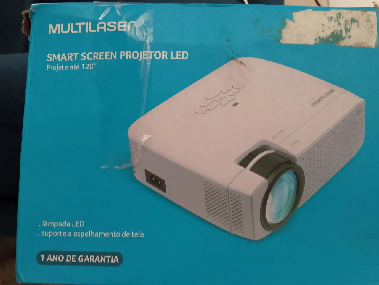 Projetor Multilaser Smart Screen LED - 120"