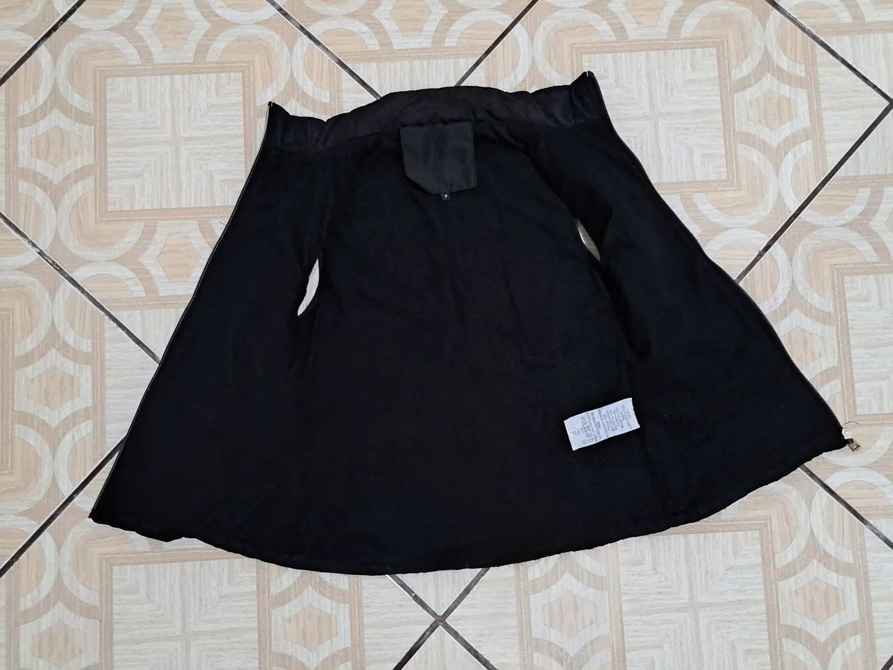 Colete de frio Feminino Acolchoado Preto - Foto 5