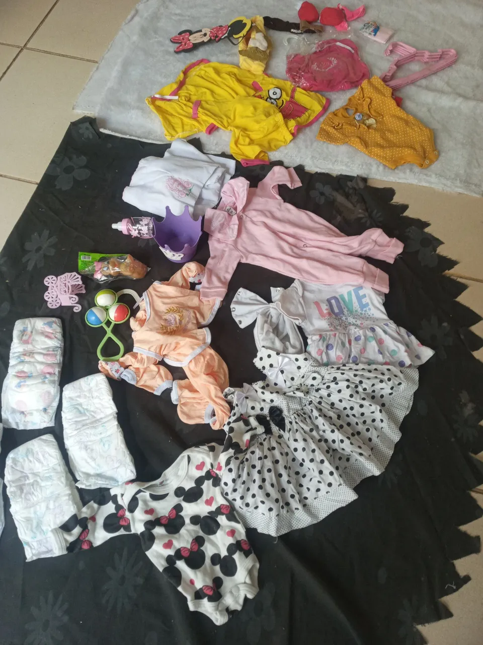 30 peças. - Lote bebê meninas - por 50