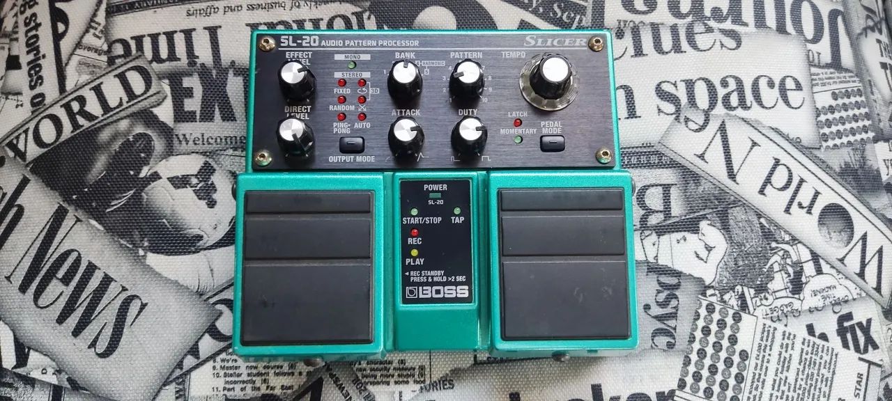 Pedal Boss SL-20 Slicer - tremolo fatiador - Instrumentos musicais