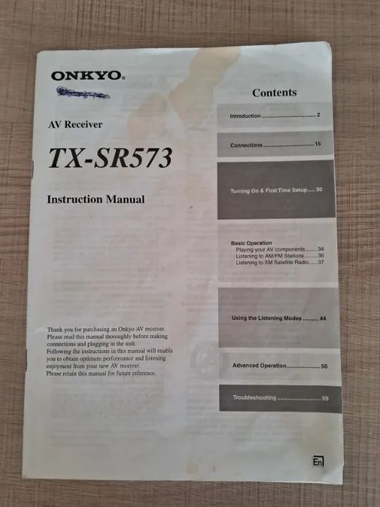 ONKYO 5.1 RECEIVER64313031259393123