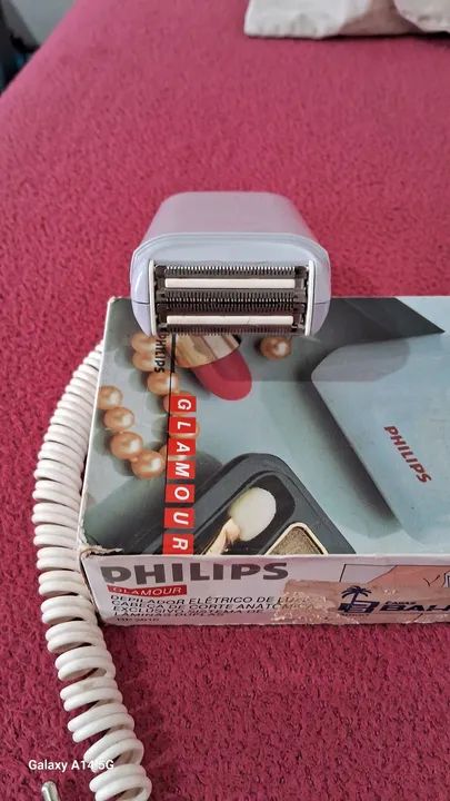 Depilador feminino-Philips com dupla lâminas - Foto 2