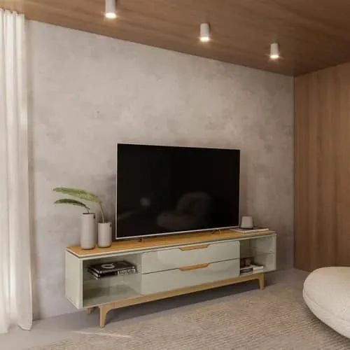 Rack Los Angeles 2,18m de Largura para Tv de até 75 Polegadas- Produto Novo  - Foto 4