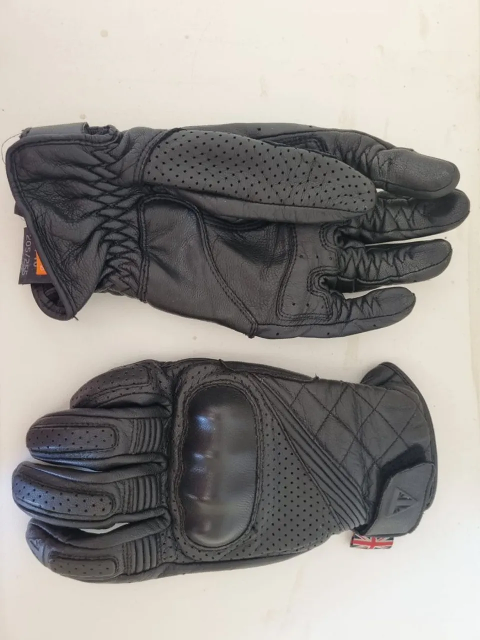 Luvas de Motoqueiro Couro Triumph!
