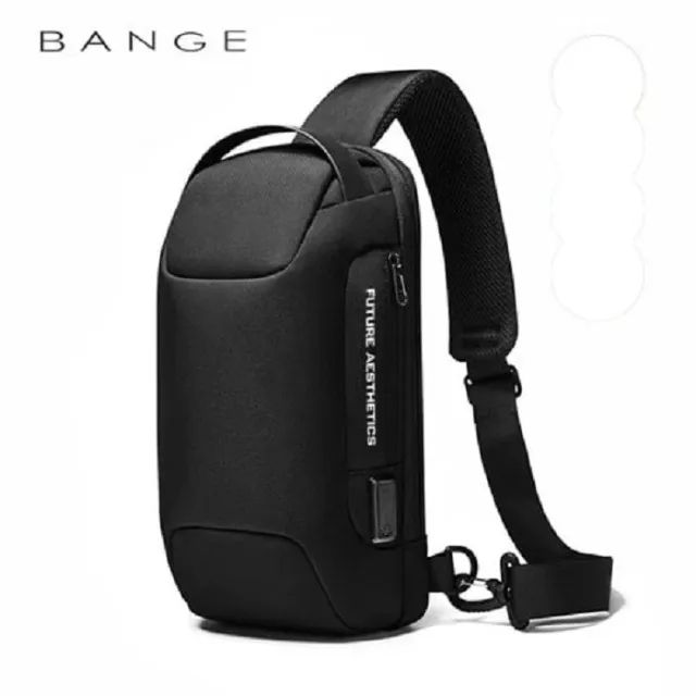 Bolsa Transversal Bange Future Aesthetics Porta USB e Trava TSA