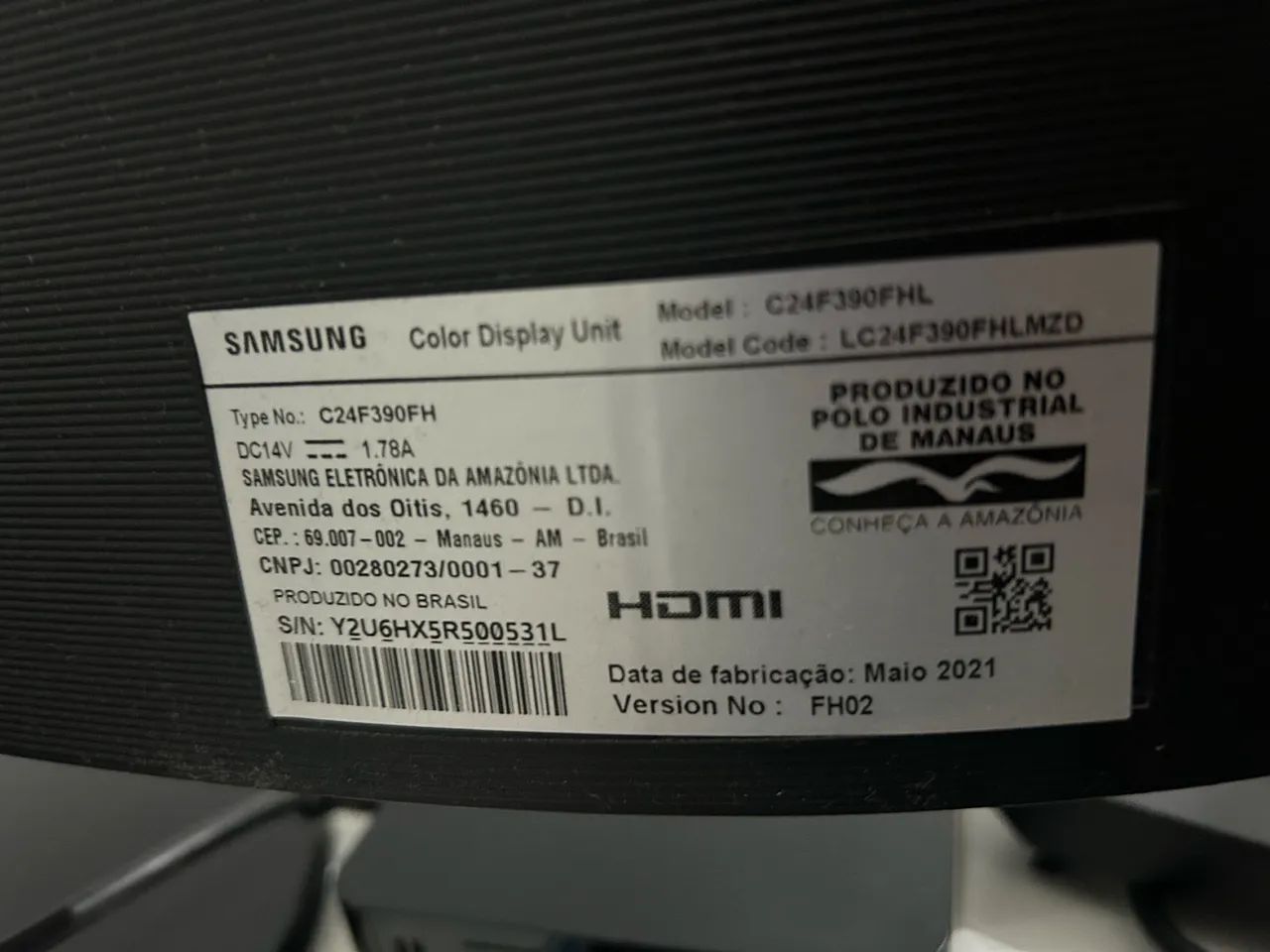 MONITOR SAMSUNG64308002962049121