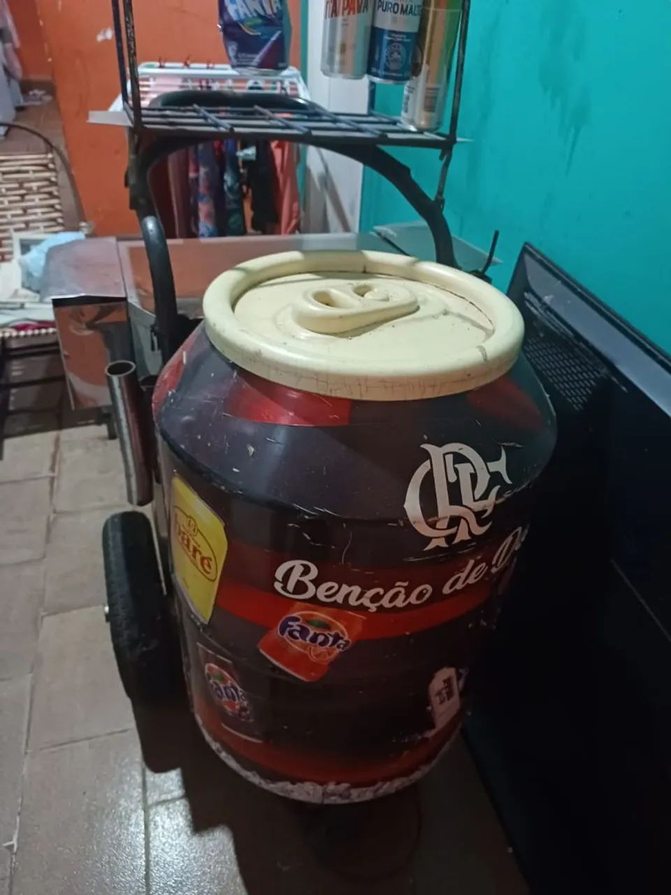 CARRINHO DE REFRI PERSONALIZADO 