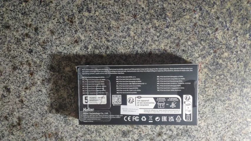 ssd nvme 512 netac 2500mb novo  com garantia  - Foto 3