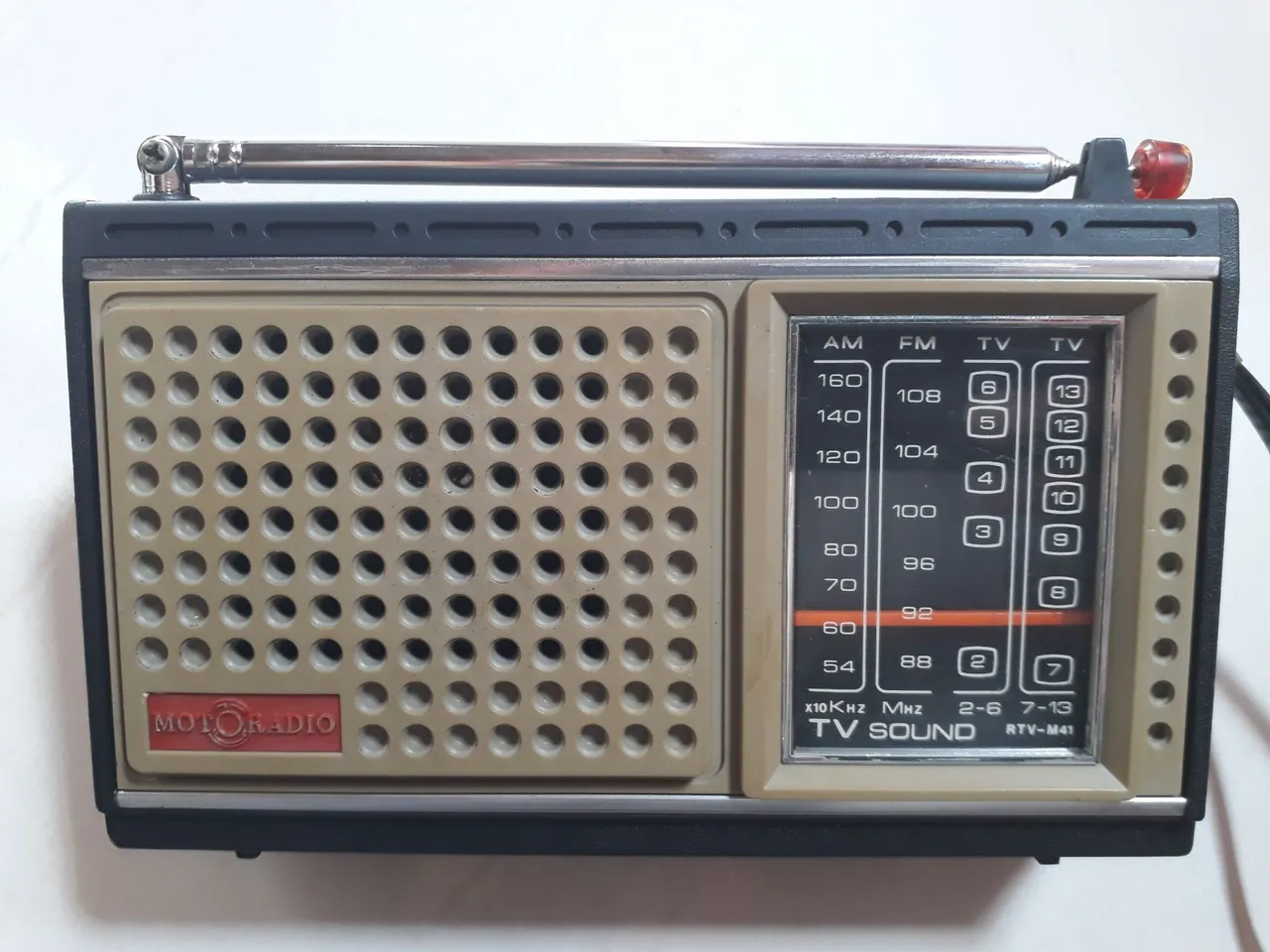 motoradio muito conservado funcionando Am/fm w