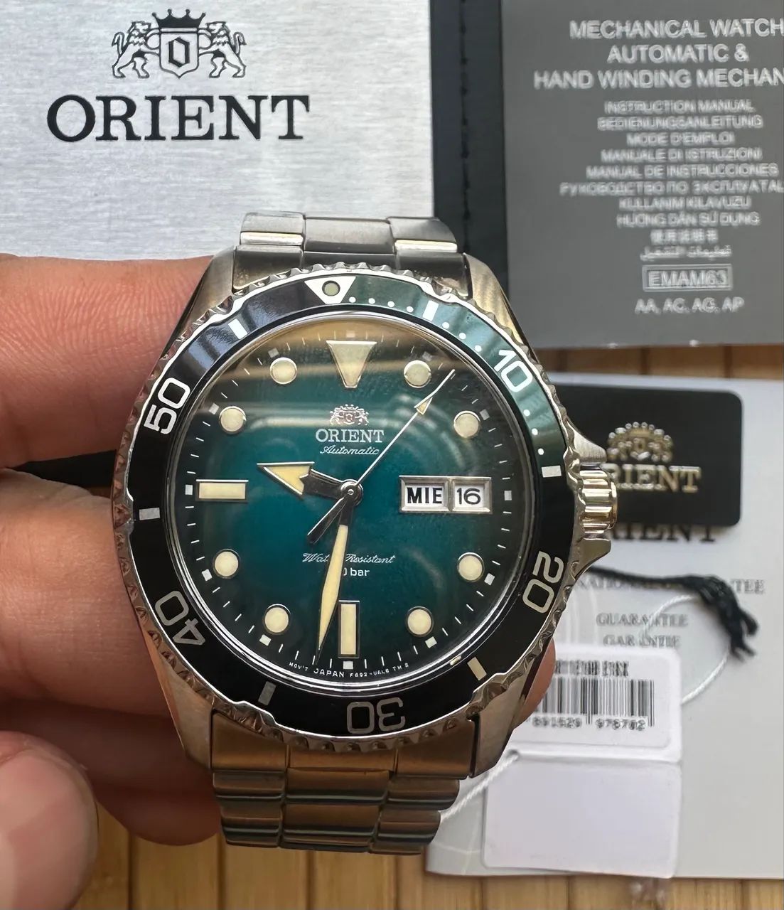 RELÓGIO ORIENT KAMASU II RA-AA0811E39B Acessórios Conjunto