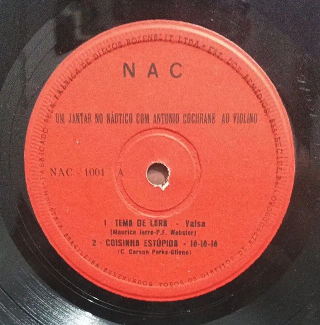 Antonio Cochrane - Compacto vinil 7" - Um jantar no náutico - Foto 4
